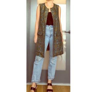 ⚡️Zara Multi-Colored Long Vest